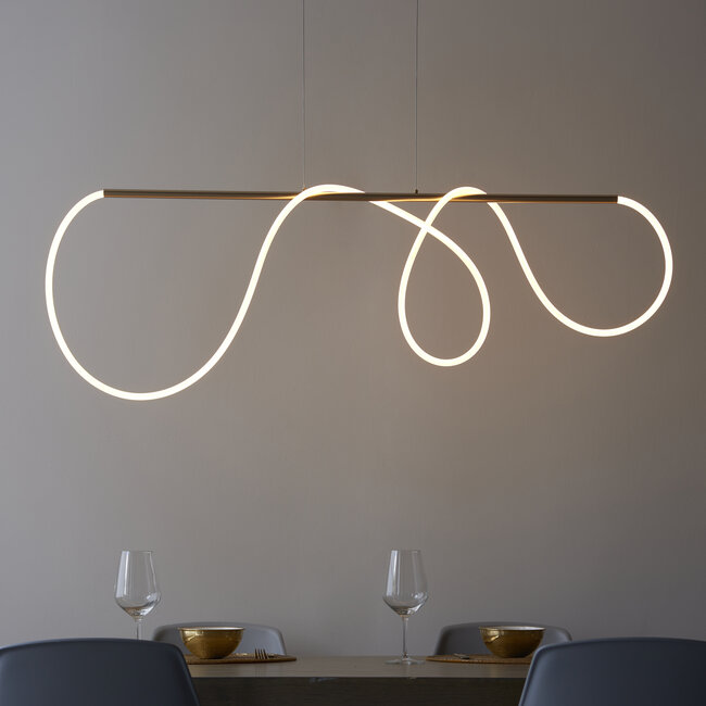 Attalea Linear Pendant - Gold - Factory Second