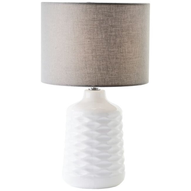 Brilliant Ilysa  Table White/Grey E14
