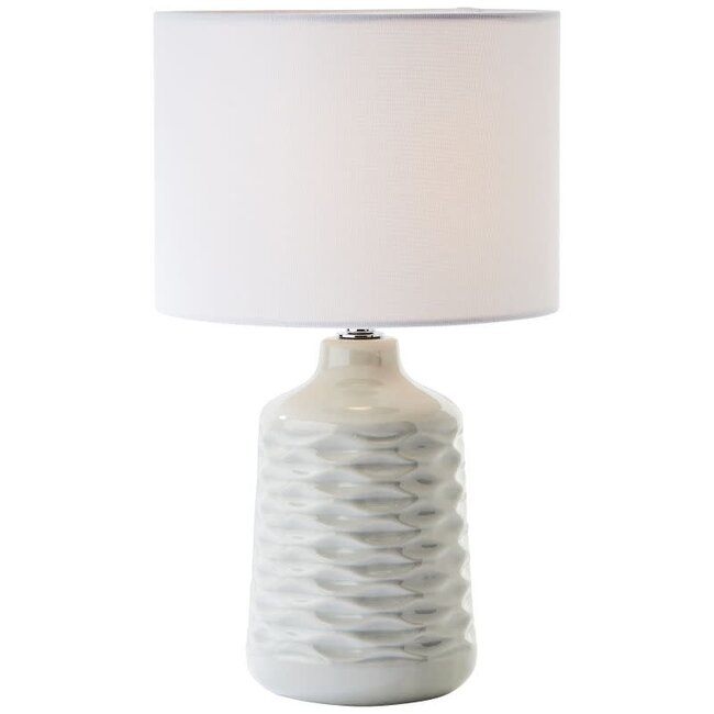 Brilliant Ilysa  Table Grey/White E14