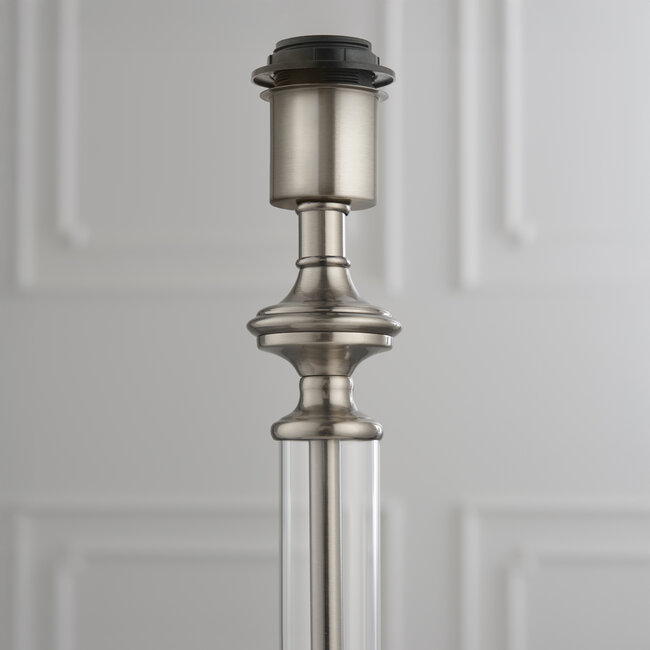 Avery Table Base Antique Silver