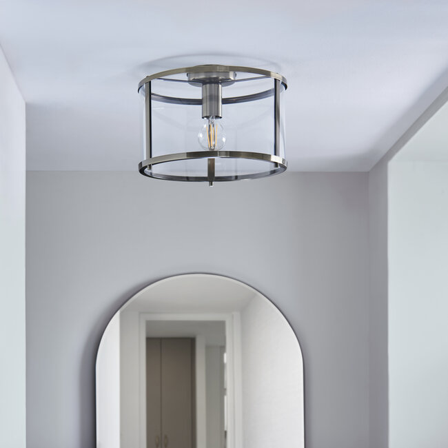 Hopton Flush - Ant Brass