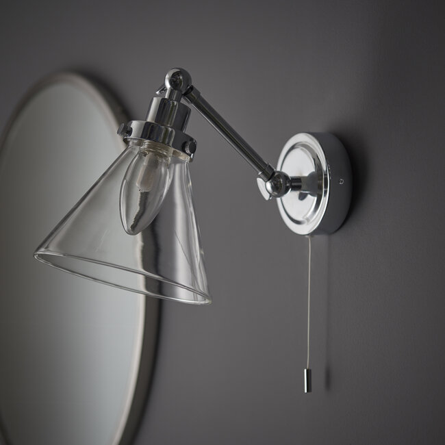Faraday wall IP44 3W SW  - chrome plate - Factory Second