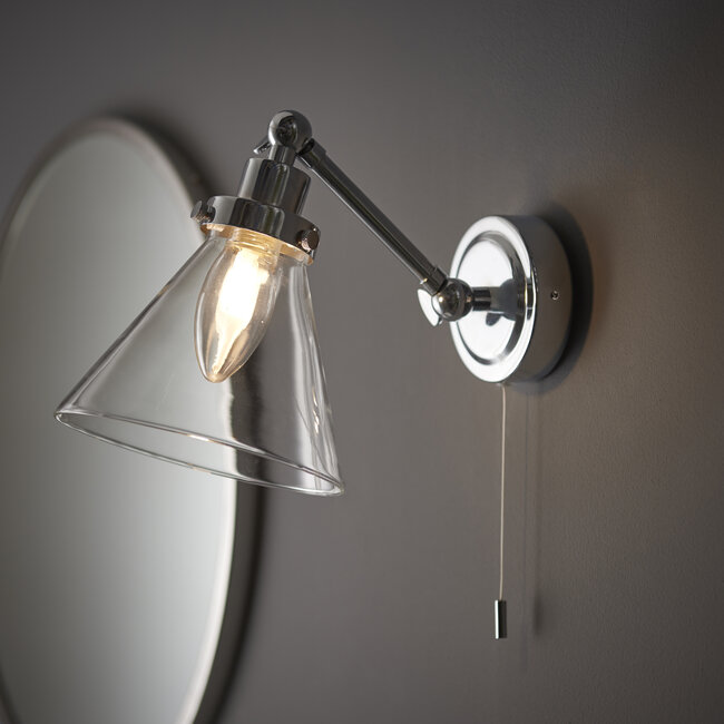 Faraday wall IP44 3W SW  - chrome plate - Factory Second