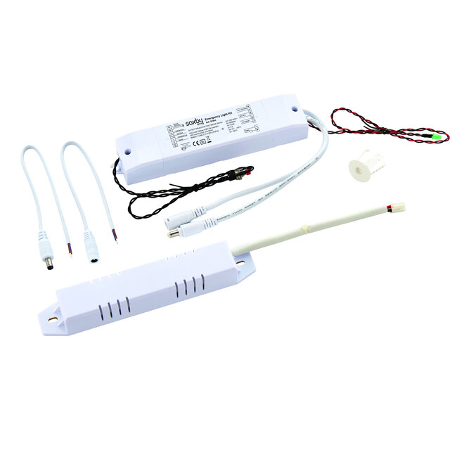 Emergency LED conversion kit self Test EMST accessory - gloss white pc