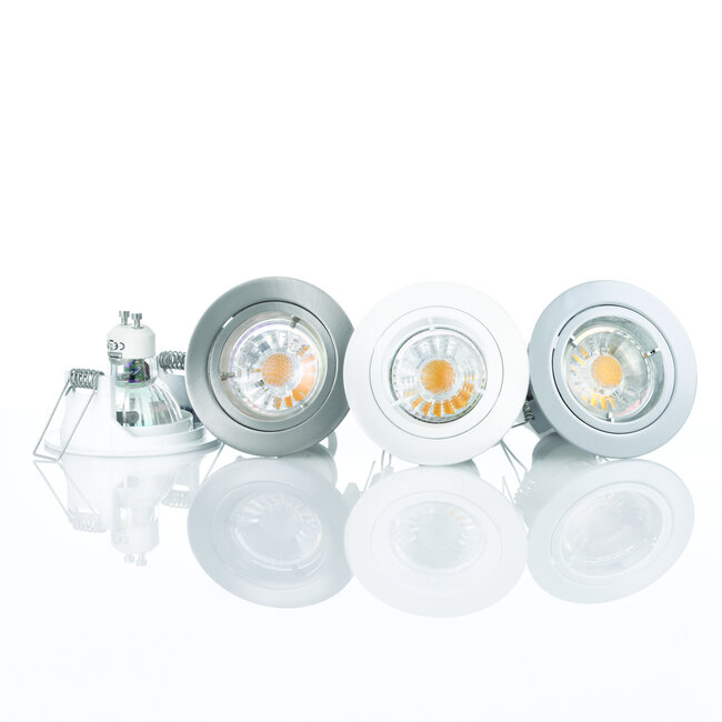 Cast Fixed  Recessed - Gloss White