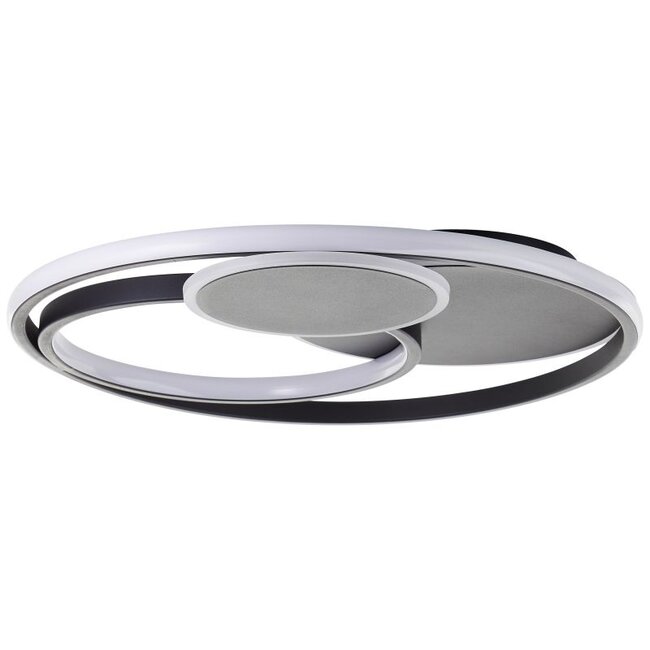 Brilliant Runda LED  50W  5200lm  CCT  Wall & Ceiling Lights Matt Black