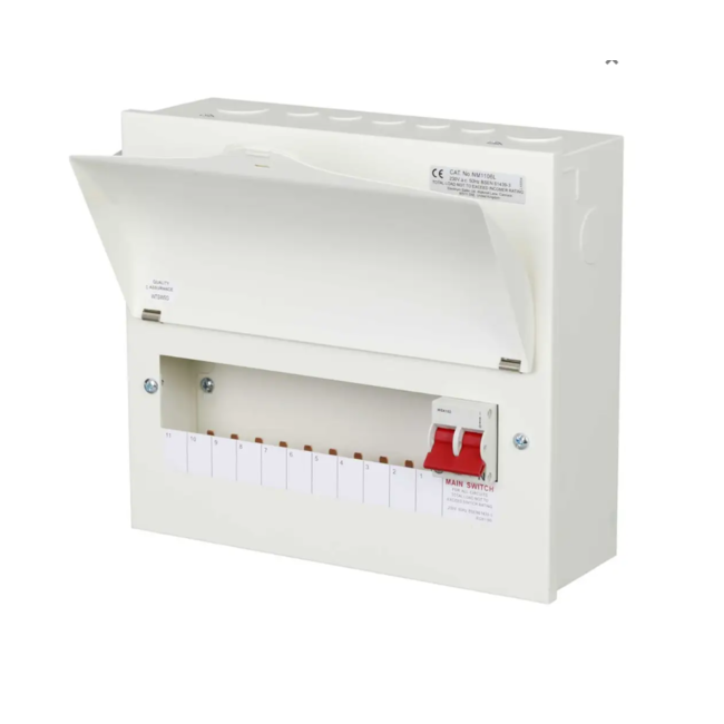 Wylex NM1106L NM Series 11-Way Consumer Unit With 100A Main Switch