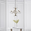Penn Brushed Brass 6 Light Chandelier