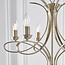 Penn Brushed Brass 6 Light Chandelier