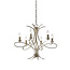 Penn Brushed Brass 6 Light Chandelier
