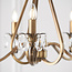 Oksana Ant Brass 5 Light Chandelier
