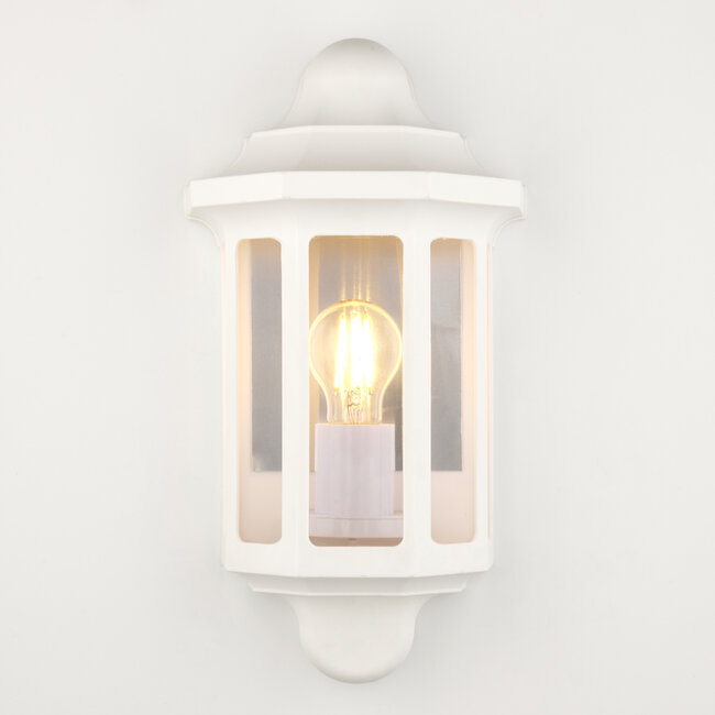 LAP half lantern wall light White