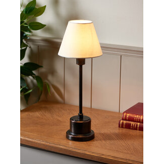 Battery Operated Table Lamp, Bronze
