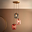 Cander 3lt Pendant Satin Gold Multi