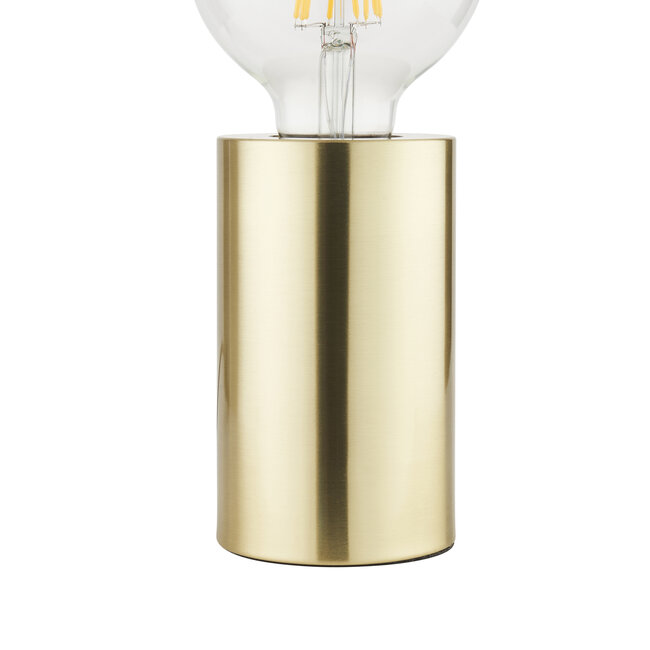Slim bulbholder 1lt Table Brushed Gold