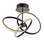 Endor 3lt Semi Flush Matt Black