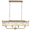 Chesterfield 4lt Linear Pendant - Ant. Brass