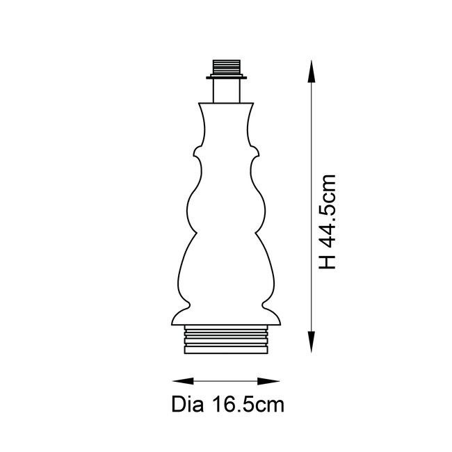 Provence Table Base - Blue Grey