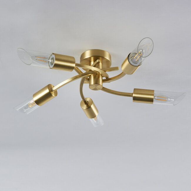 Corvus 5lt Semi Flush Gold