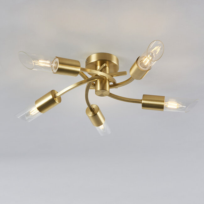 Corvus 5lt Semi Flush Gold