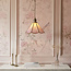 Babette 1 Light Pendant Ceiling Fitting Pink