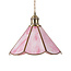 Babette 1 Light Pendant Ceiling Fitting Pink