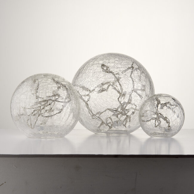 Gallery Direct Crackle Balls 3lt Clear