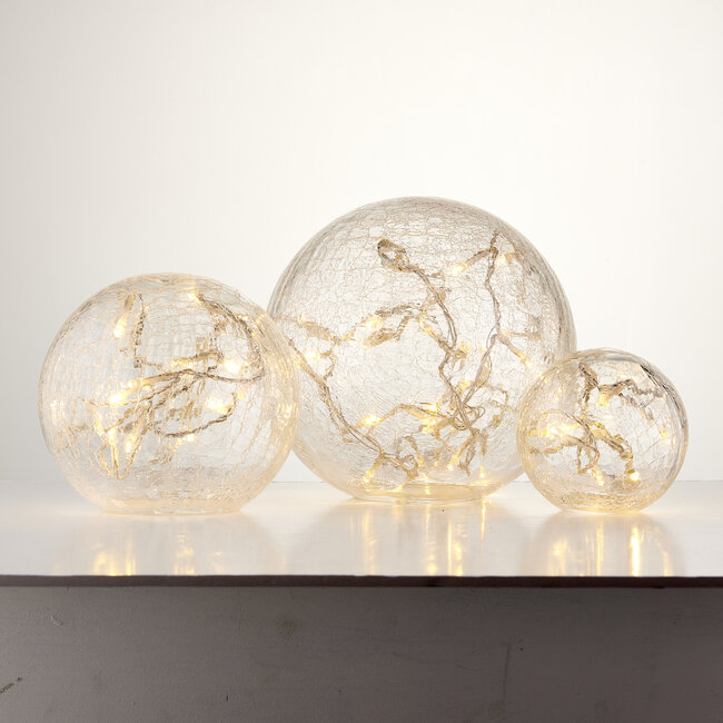 Gallery Direct Crackle Balls 3lt Clear