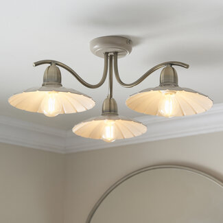Fossil 3lt Semi Flush Mushroom