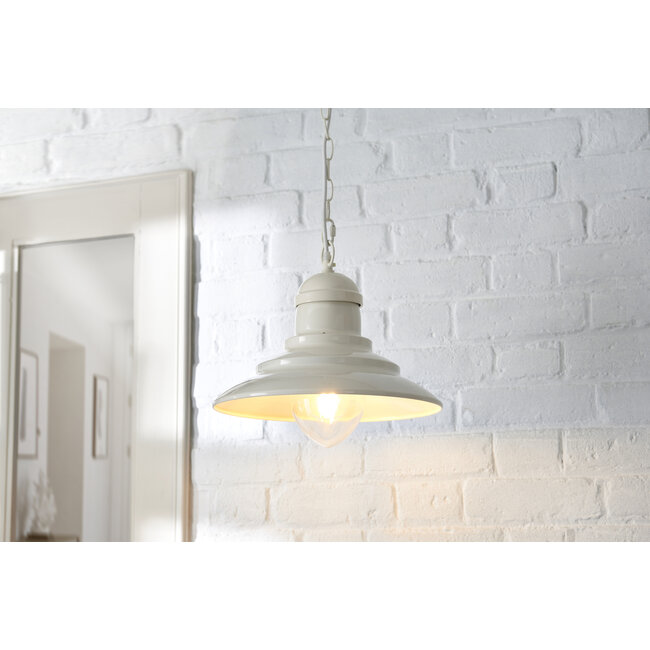 Fishermans 1lt Pendant IP44 White