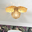 Indi Leaf Bathroom Flush Gold