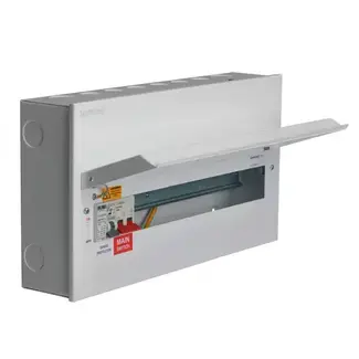 Europa Consumer Unit 14 Ways, 100A Main switch Incomer + 2 Blanks