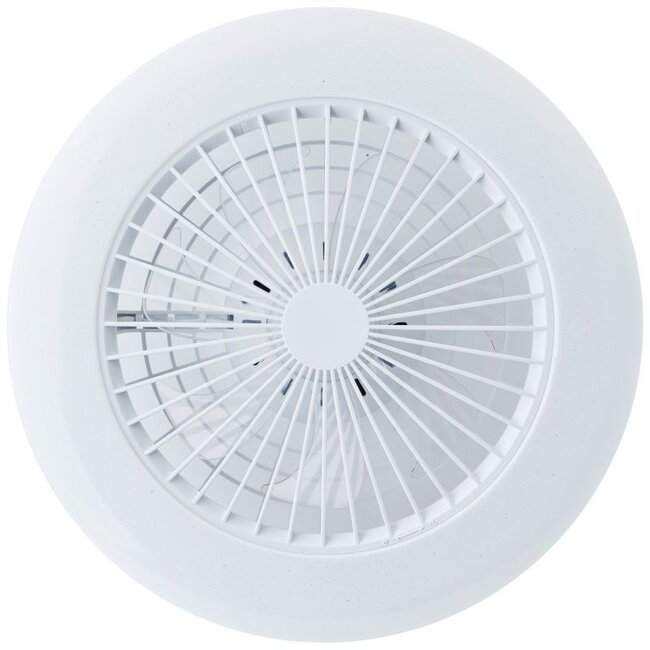 Brilliant Salerno LED Ceiling Fan Light 49CM White RGB CCT
