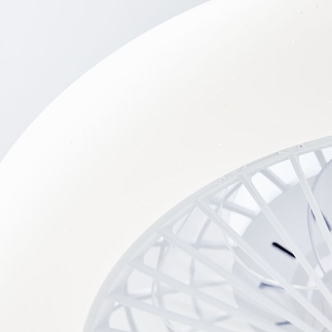 Brilliant Salerno LED Ceiling Fan Light 49CM White RGB CCT