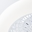 Brilliant Salerno LED Ceiling Fan Light 49CM White RGB CCT