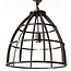 Brilliant Matrix 1lt Pendant  E27 Wood/Matt Black
