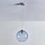Aqua 1 Light Pendant Ceiling Fitting Blue