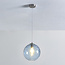 Aqua 1 Light Pendant Ceiling Fitting Blue