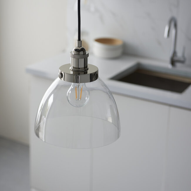 Nash 1lt Pendant Bright Nickel