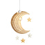 Rattan Moon & Stars Easy Fit Pendant