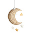 Rattan Moon & Stars Easy Fit Pendant