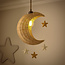 Rattan Moon & Stars Easy Fit Pendant