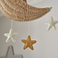 Rattan Moon & Stars Easy Fit Pendant