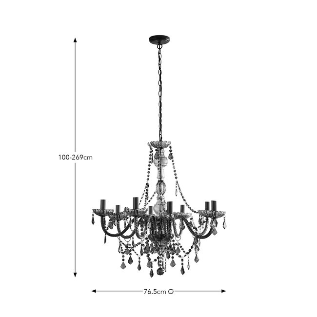 Classica 8lt Chandelier Green