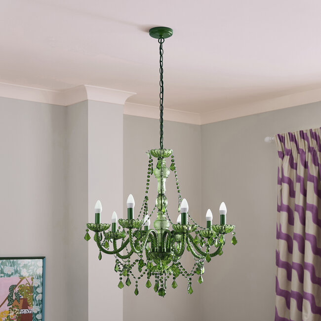 Classica 8lt Chandelier Green