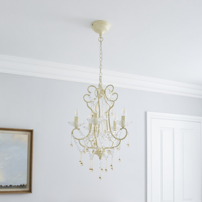 Antoniette Chandelier Brushed Cream