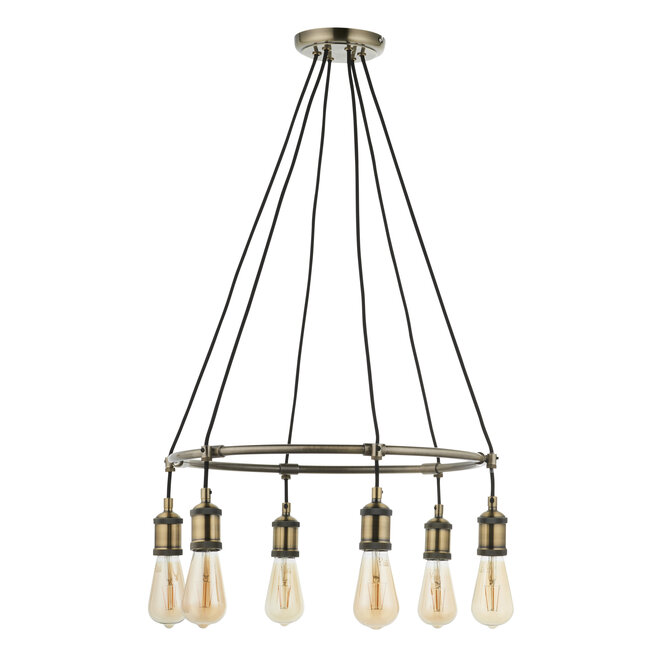 Hal 6lt Pendant Brass