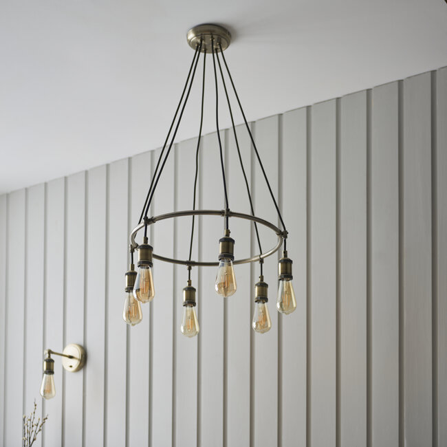 Hal 6lt Pendant Brass