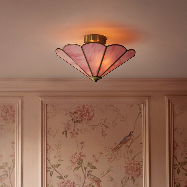 Babette 2lt Flush Pink/Brass