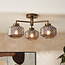 Sutton 3 Light Semi Flush Ceiling Fitting